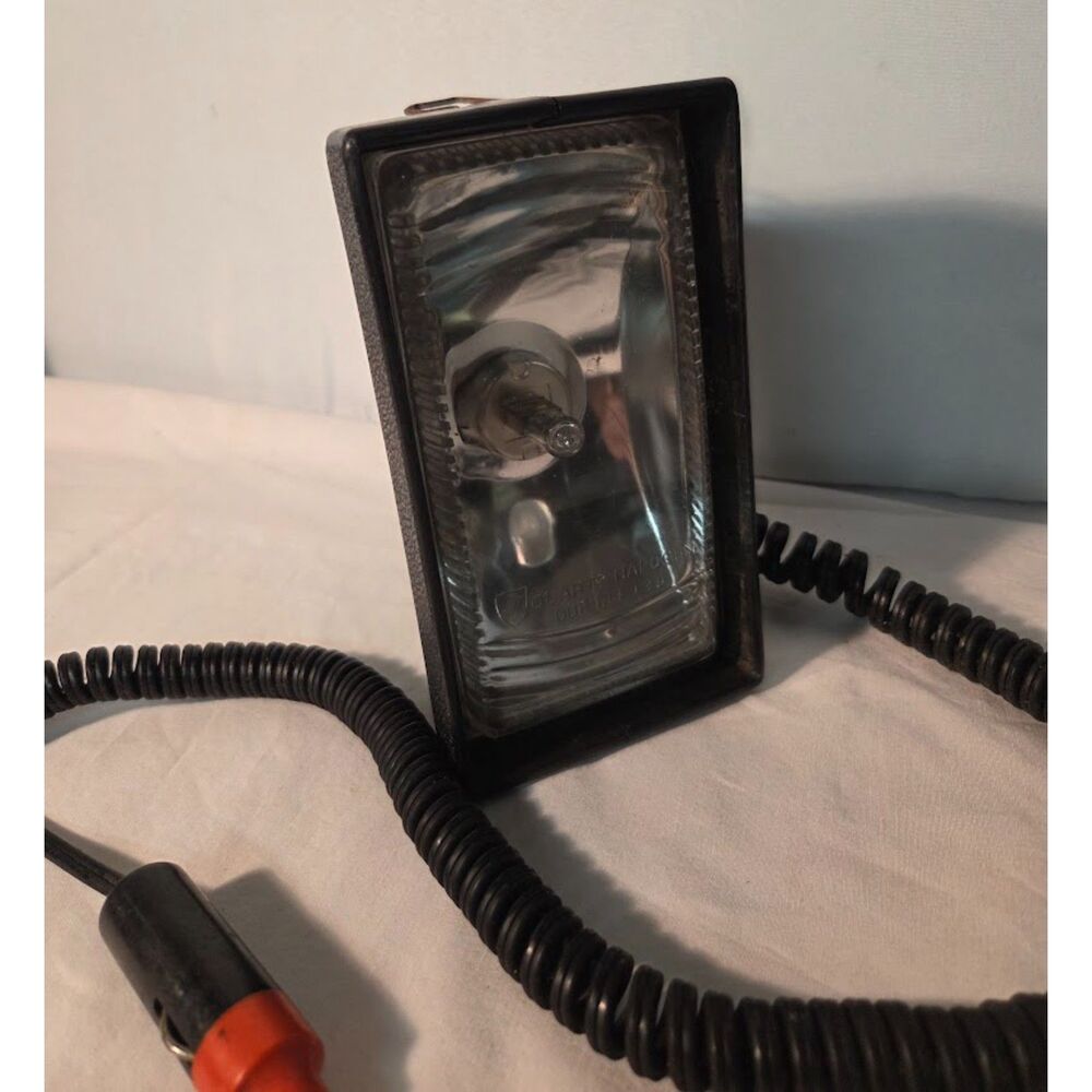 Vintage 12V Handheld Spot Light Utility Work Light Working